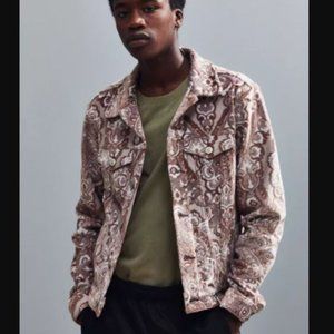 Urban Outfitters BDG Tapestry Trucker Jacket Size Small *